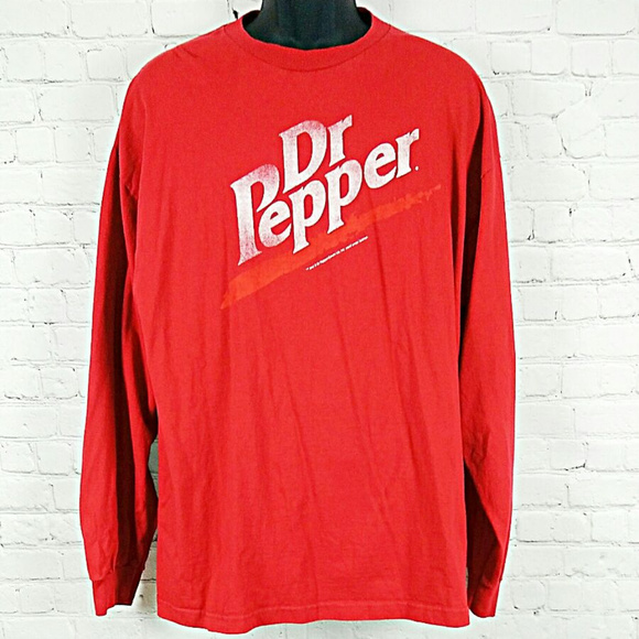 Dr pepper long sleeve shirt Clearance